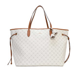 JOOP! Damen Handtasche - Cortina 1.0 Lara Shopper xlho 33x40x20 (HxBxT), Cornflower, Anhänger, Logo, gemustert