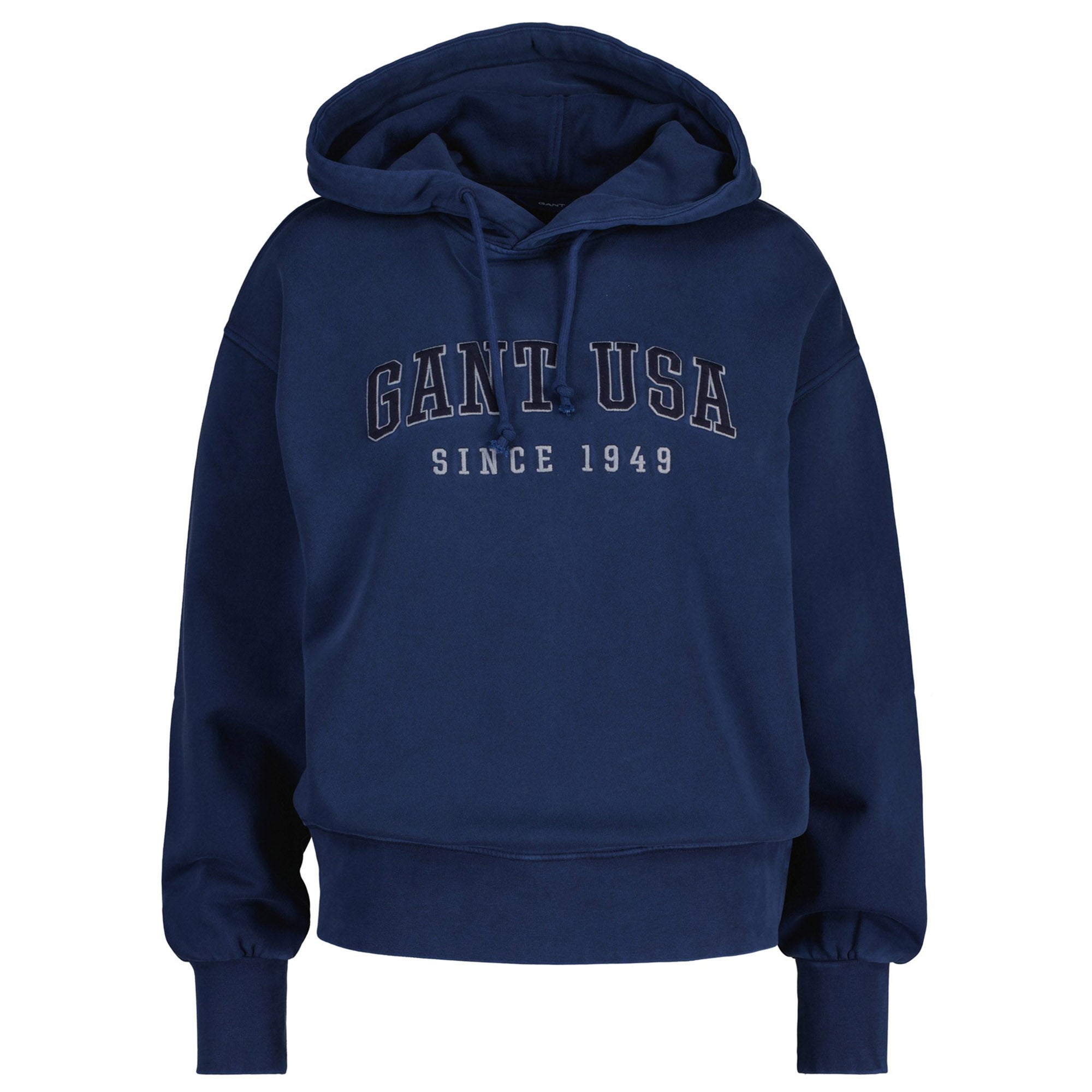 GANT Damen Sweatshirt - D1. USA Hoodie, Kapuzen-Pullover, Logo Stickerei