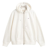 GANT Women's Sweat Jacket - SHIELD ZIP HOODIE, hooded jacket, logo, cotton blend