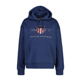 GANT Damen Sweatshirt - REGULAR ARCHIVE SHIELD HOODIE, Kapuzen-Pullover, Logo
