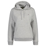 GANT Ladies Sweatshirt - REGULAR SHIELD HOODIE, Hooded Sweater, Logo