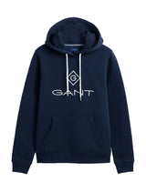 GANT Damen Hoodie - Lock Up Sweat Hoodie, Kapuzen-Pullover, Logo Stickerei