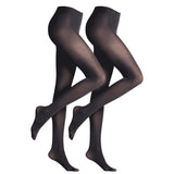 FALKE Ladies Tights Pack of 2 - Pure Matt 50 Den, Transparent, semi-opaque