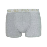 FILA Herren Boxer Shorts, 5er Pack - Logobund, Urban, Cotton Stretch, einfarbig – 6/8