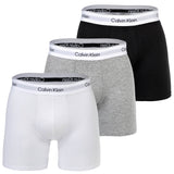 Calvin Klein Herren Boxershorts, 3er Pack - Boxer Briefs, Icon Stretch, Logobund