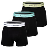 Calvin Klein Herren Boxershorts, 3er Pack - Relaxed Trunk, Icon Stretch, Logobund