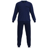 GÖTZBURG Men Pyjamas, Long – Sevilla, Round Neck, Cuffs