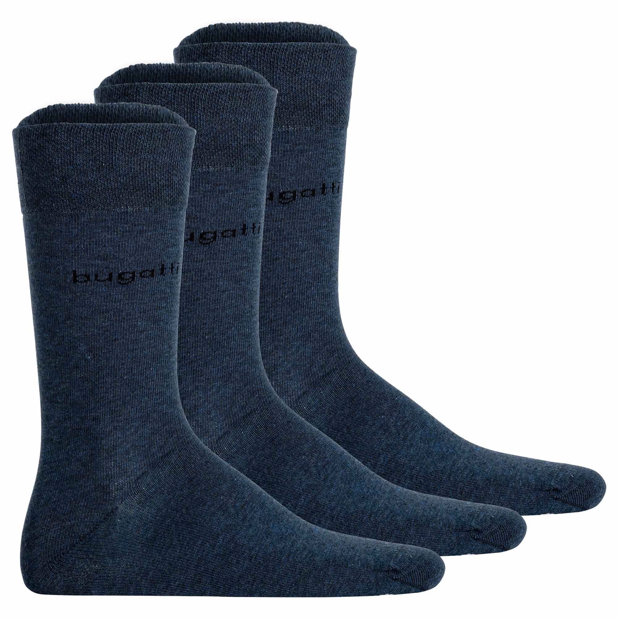 bugatti Herren Socken, 3er Pack - Socks Soft Cotton Uni Basic