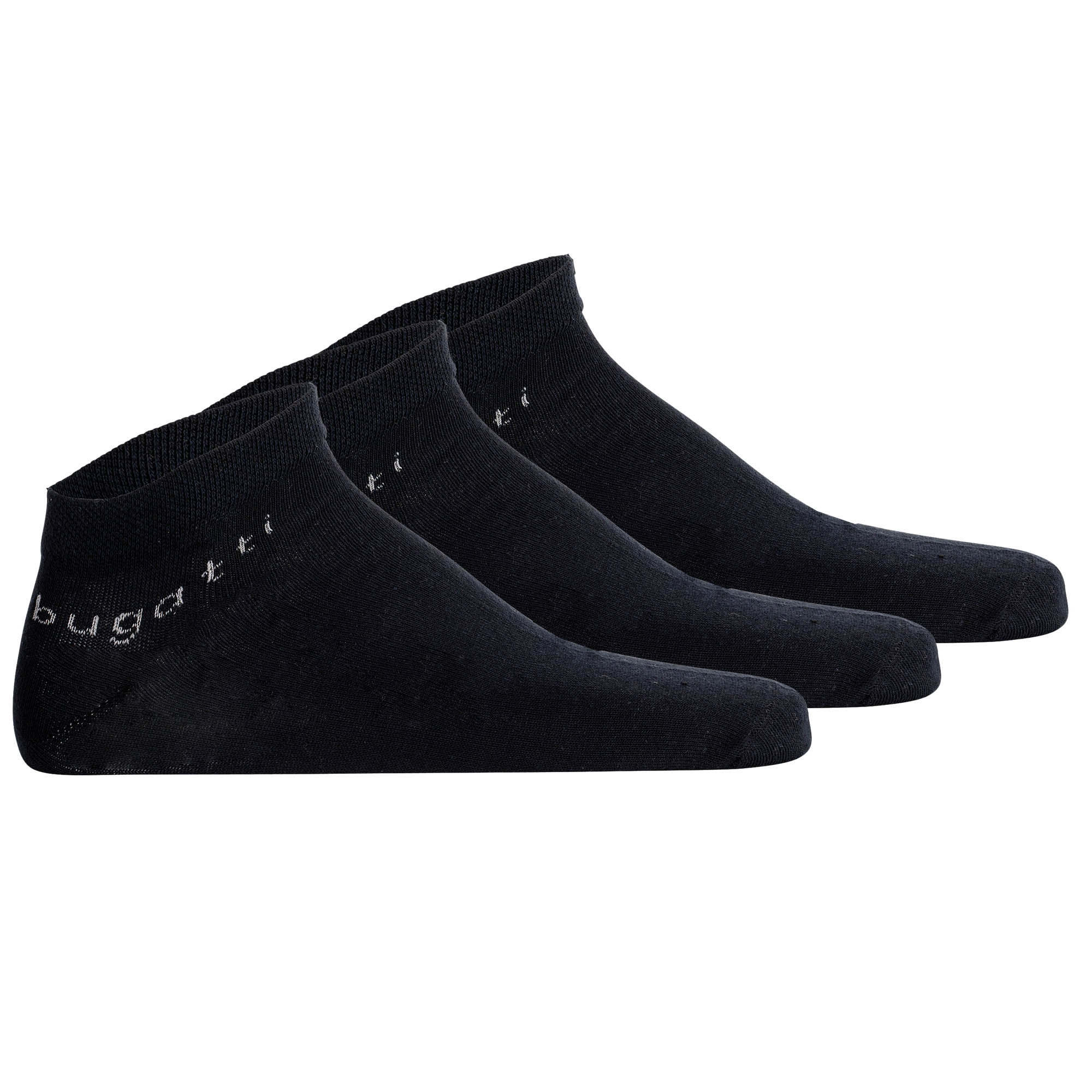 bugatti Herren Sneakersocken 3er Pack - Socks Soft Cotton Uni Basic