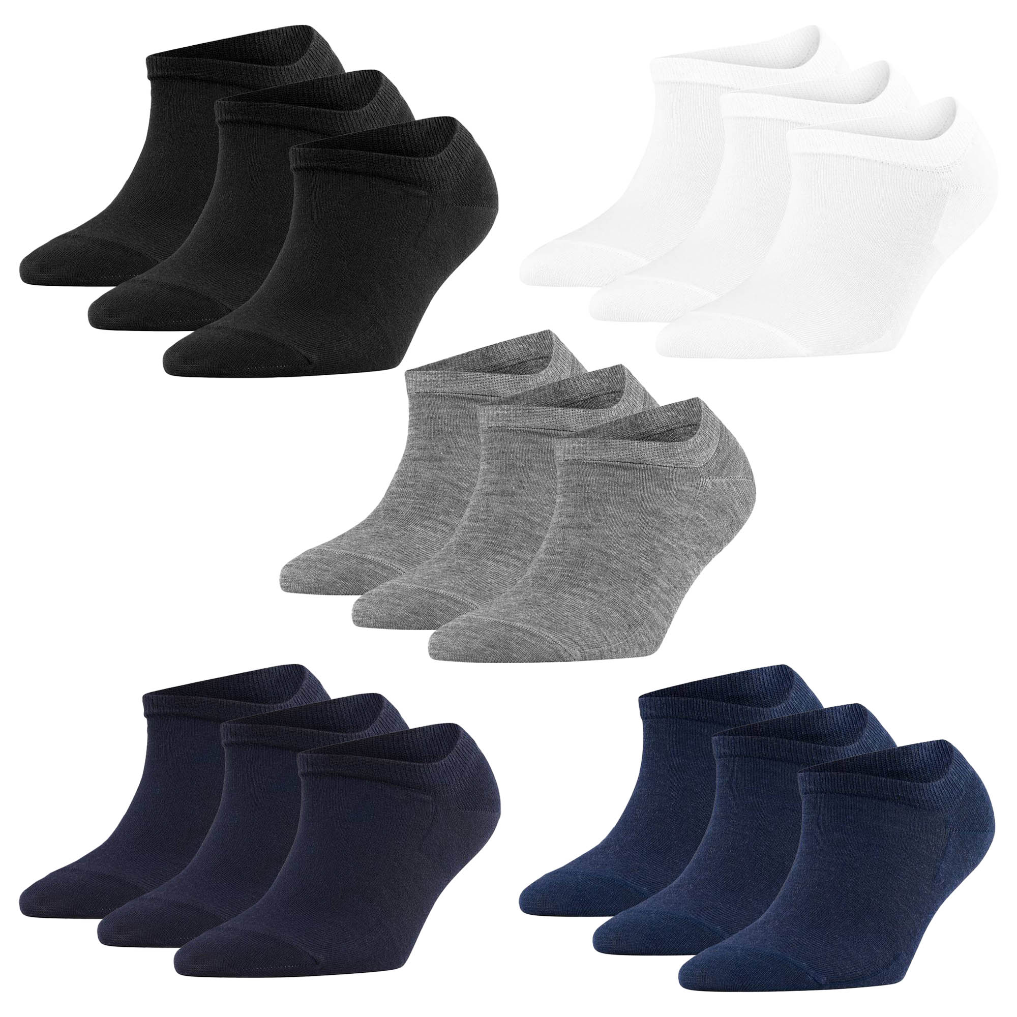 FALKE Damen Sneakersocken 3er Pack - Active Breeze, einfarbig, Lyocell-Faser