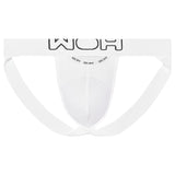 WOH Men's Jockstrap - Sexy Fun, Basic Underwear, Logo, Cotton Stretch, Single-coloured