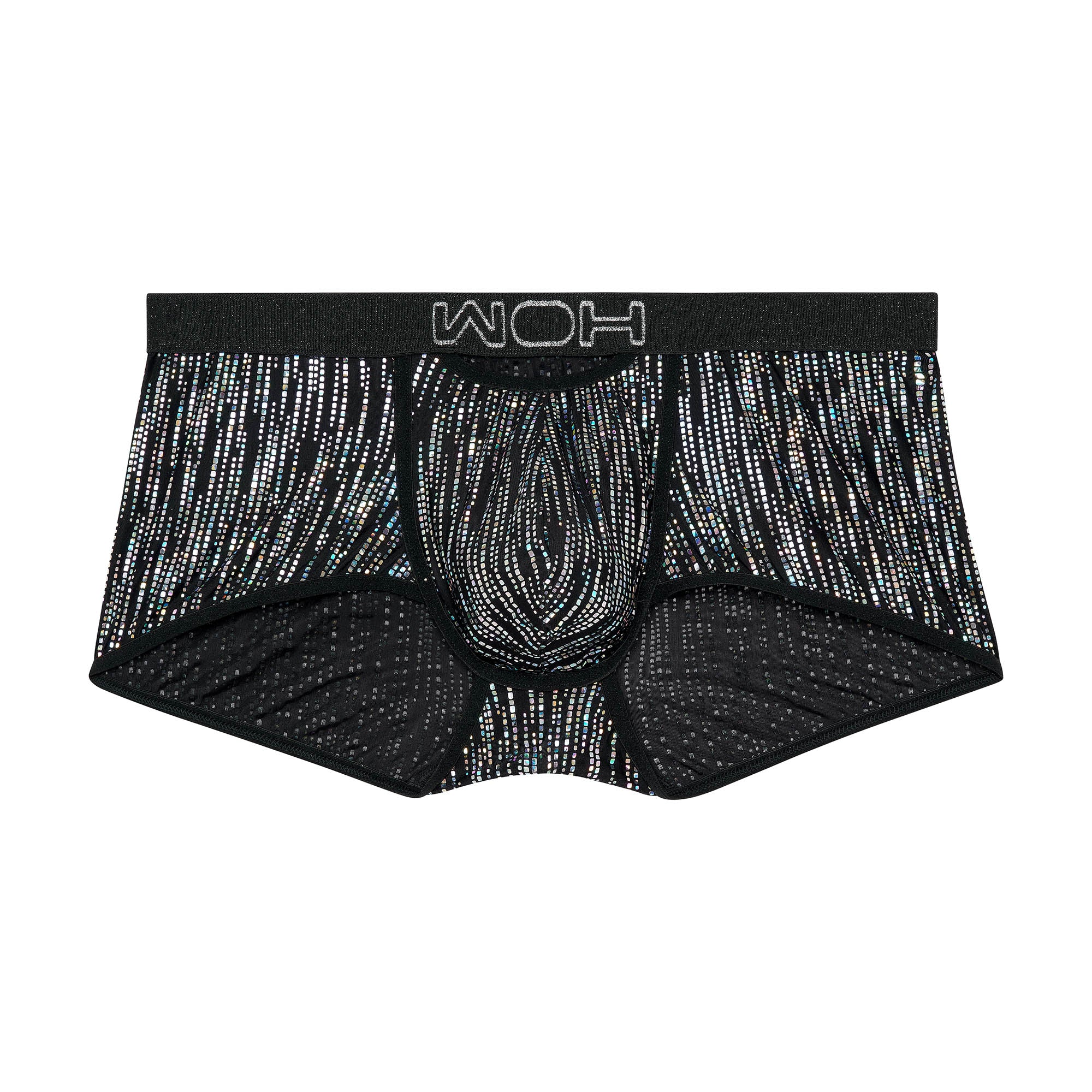 WOH Men Boxer Shorts - Pure Seduction, Trunk, Glitter, Lace, Logo Waistband