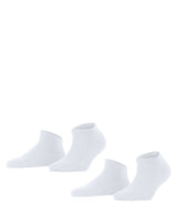 FALKE Damen Socken, 2er Pack - Happy, Sneakersocken, einfarbig