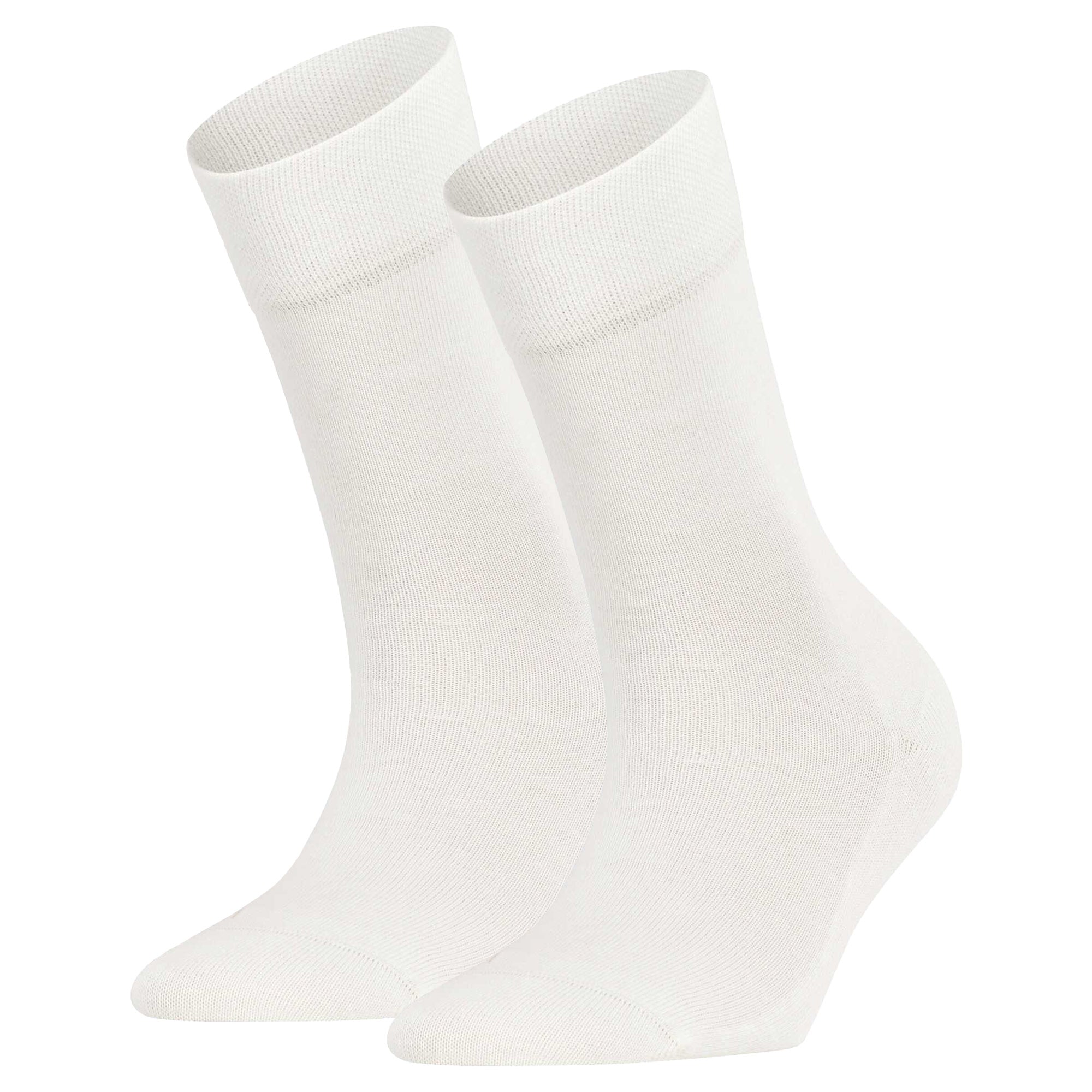 FALKE Damen Socken 2er Pack - Sensitive London, Kurzsocken, einfarbig