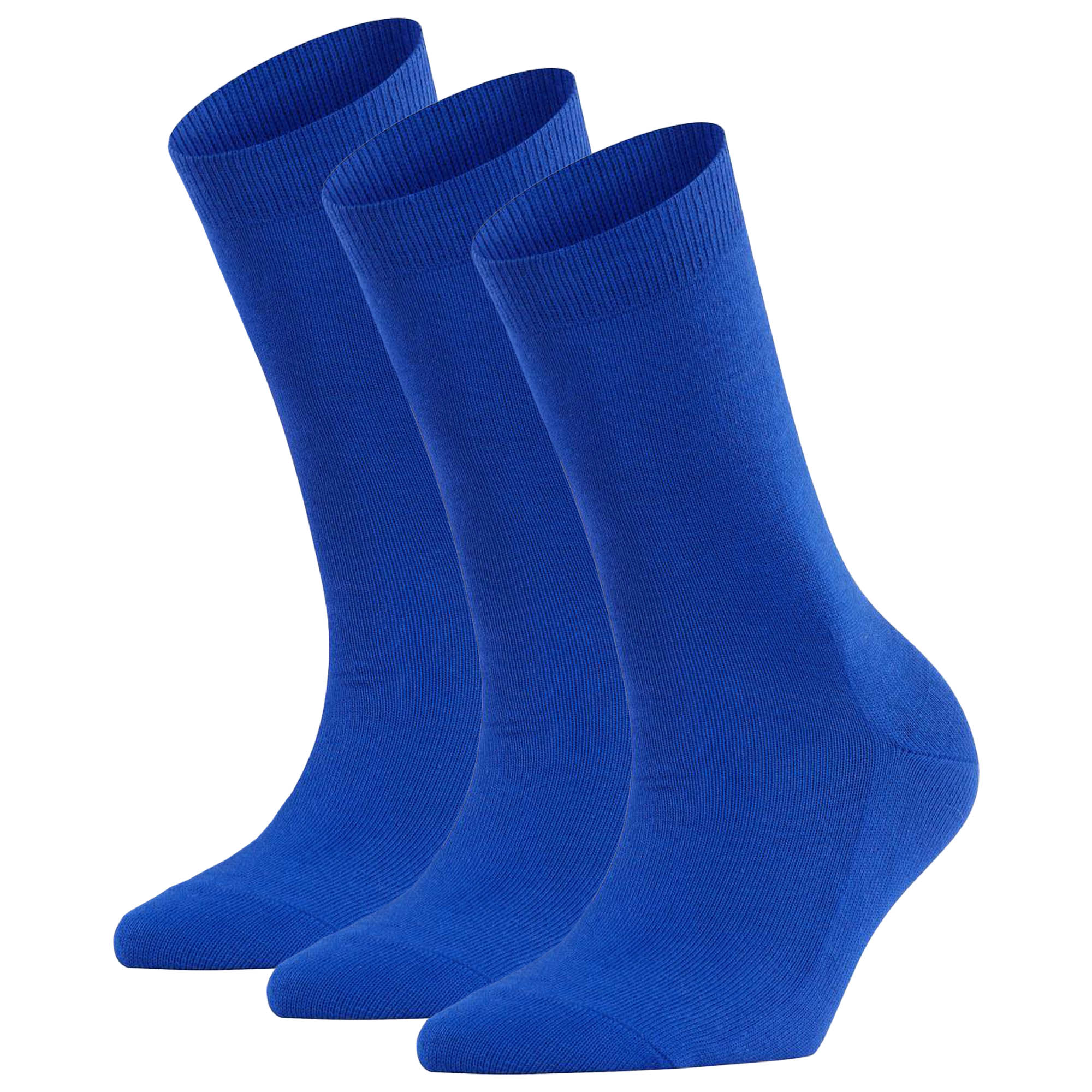 FALKE Damen Socken 3er Pack - Family SO, Kurzsocken, einfarbig