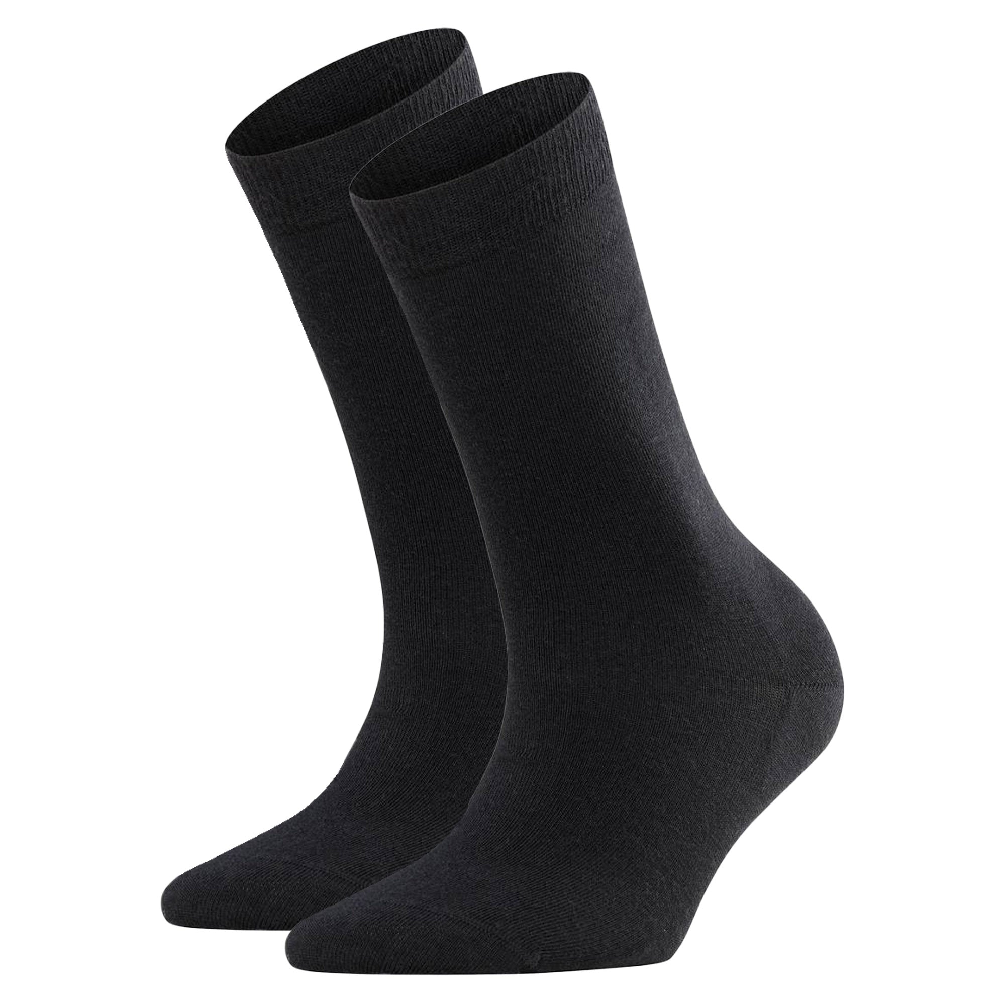 FALKE Damen Socken 2er Pack - Softmerino SO, Kurzsocken, einfarbig