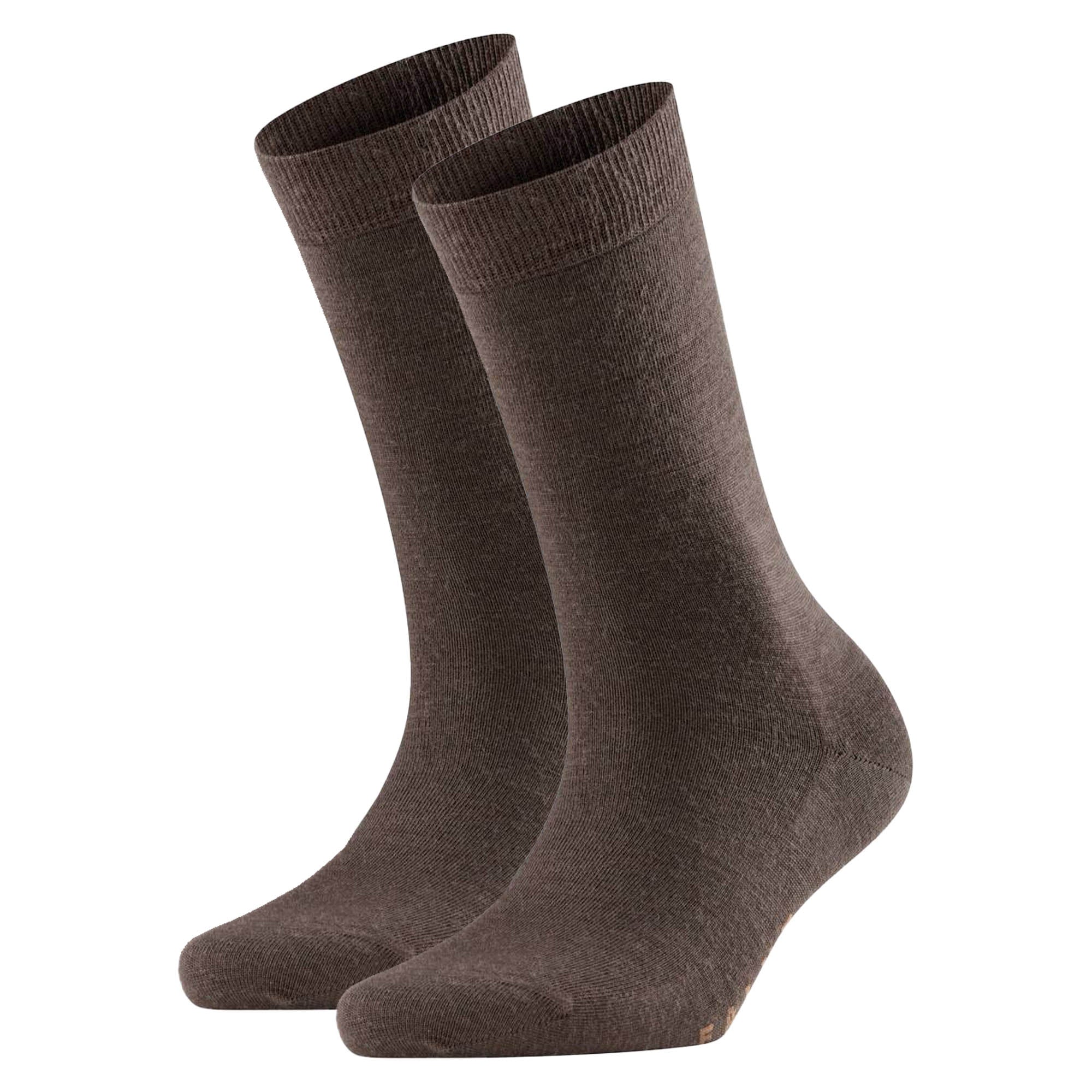 FALKE Damen Socken 2er Pack - Softmerino SO, Kurzsocken, einfarbig