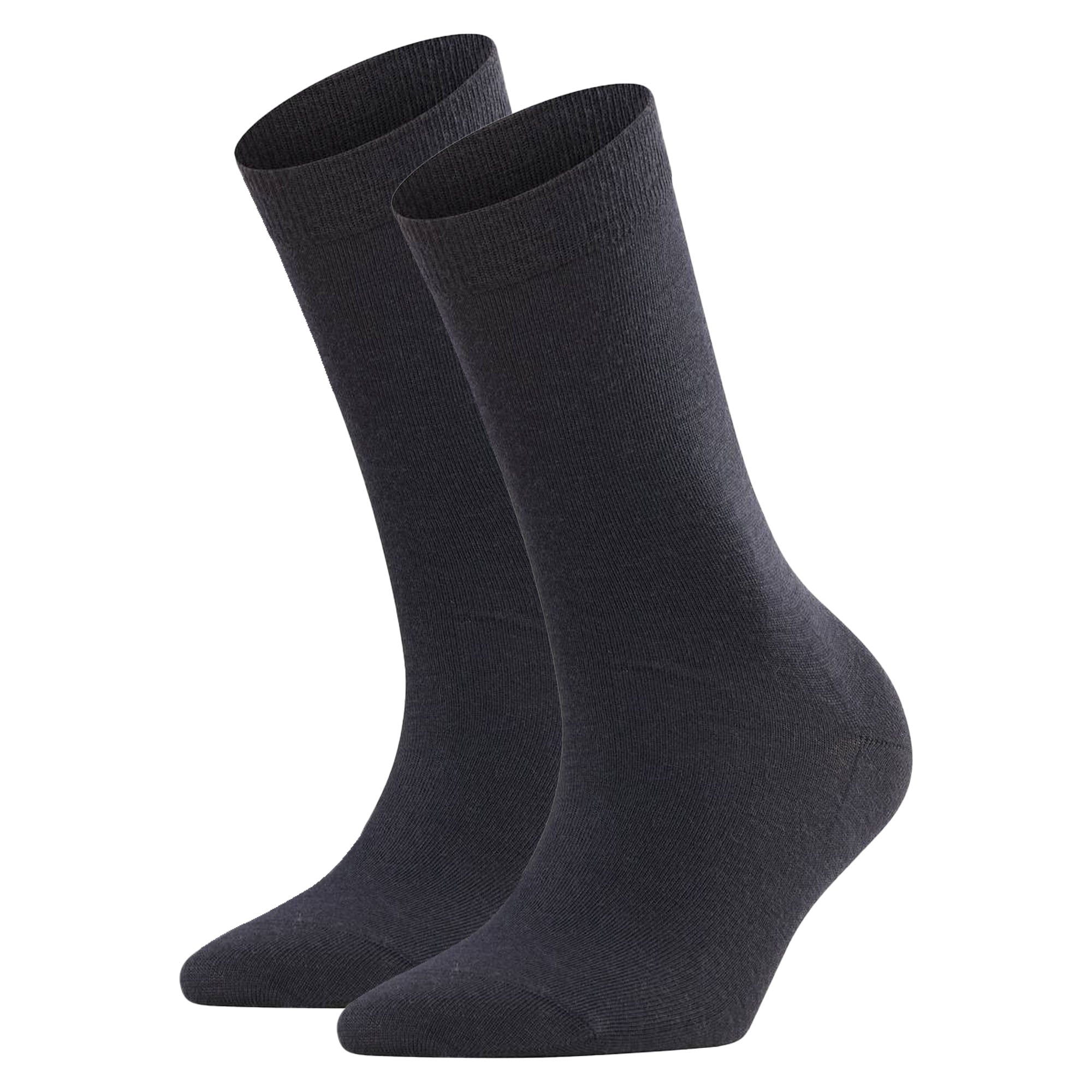 FALKE Damen Socken 2er Pack - Softmerino SO, Kurzsocken, einfarbig