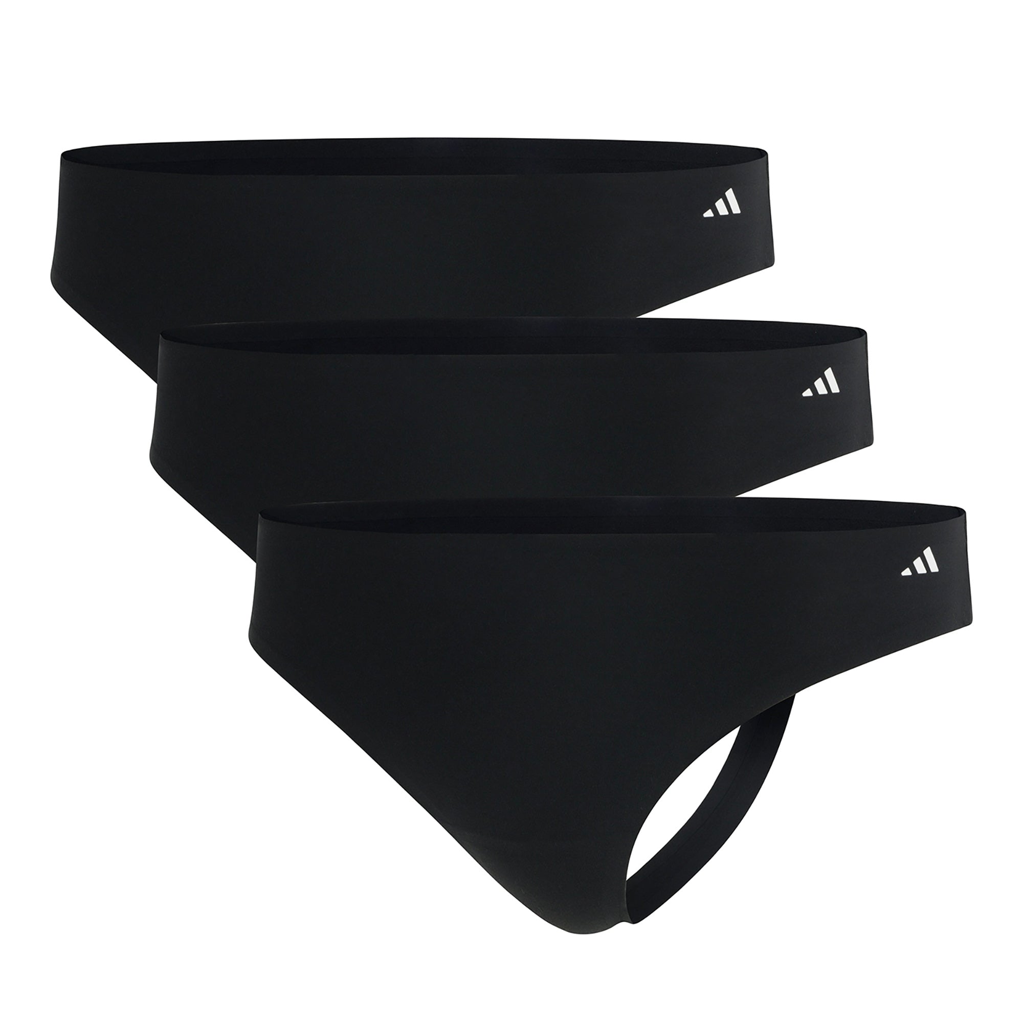 adidas women thongs, 3-pack - Thongs, Active Light Flex, underwear, logo