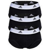 adidas men's briefs, 3-pack - Briefs, Active Flex Cotton, Logo, plain