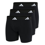 adidas men's boxer shorts, 3-pack - Boxer Briefs, Active Flex Cotton, Logo