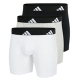 adidas men's boxer shorts, 3-pack - Boxer Briefs, Active Flex Cotton, Logo