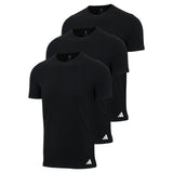adidas Men T-Shirt, 3-pack - Crew Neck Shirt, Active Core Cotton, solid colour