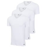 adidas Men T-Shirt, 3-pack - V-Neck Shirt, Active Core Cotton, solid colour