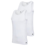 adidas men vests, 2-pack - tank top, Active Flex Cotton, sleeveless, solid colour
