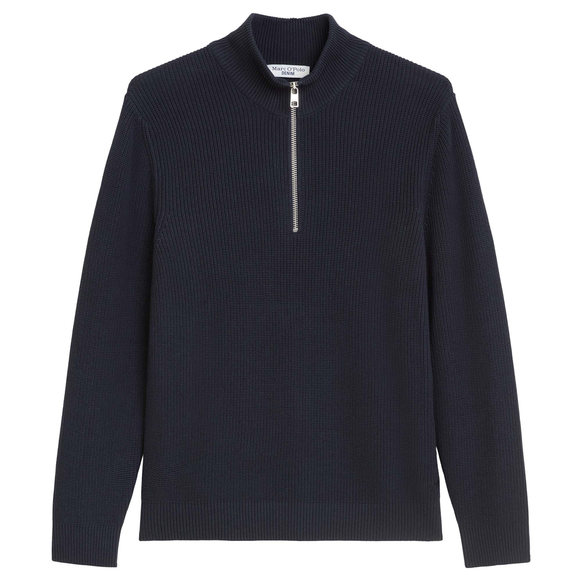 Marc O'Polo Denim Herren Troyer-Strickpullover - Knit Pullover, Troyer-Zip, Baumwolle