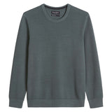Marc O'Polo Herren Strickpullover - Knit Pullover, Bio-Baumwoll-Piqué, Rundhals, Regular Fit
