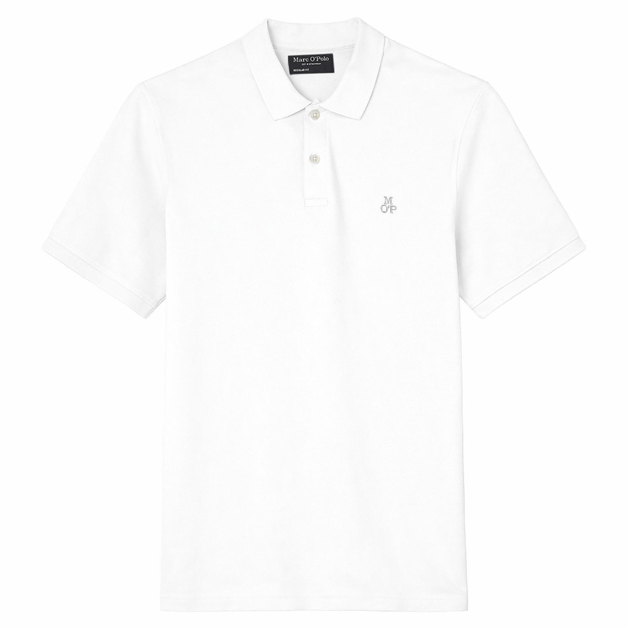 Marc O'Polo Herren Poloshirt, kurzarm - Small-Logo, Regular Fit, Cotton-Piqué