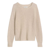 Marc O'Polo Damen Strickpullover - Knit Pullover Longsleeve, Rundhals, Grobstrick, Loose Fit, Baumwolle