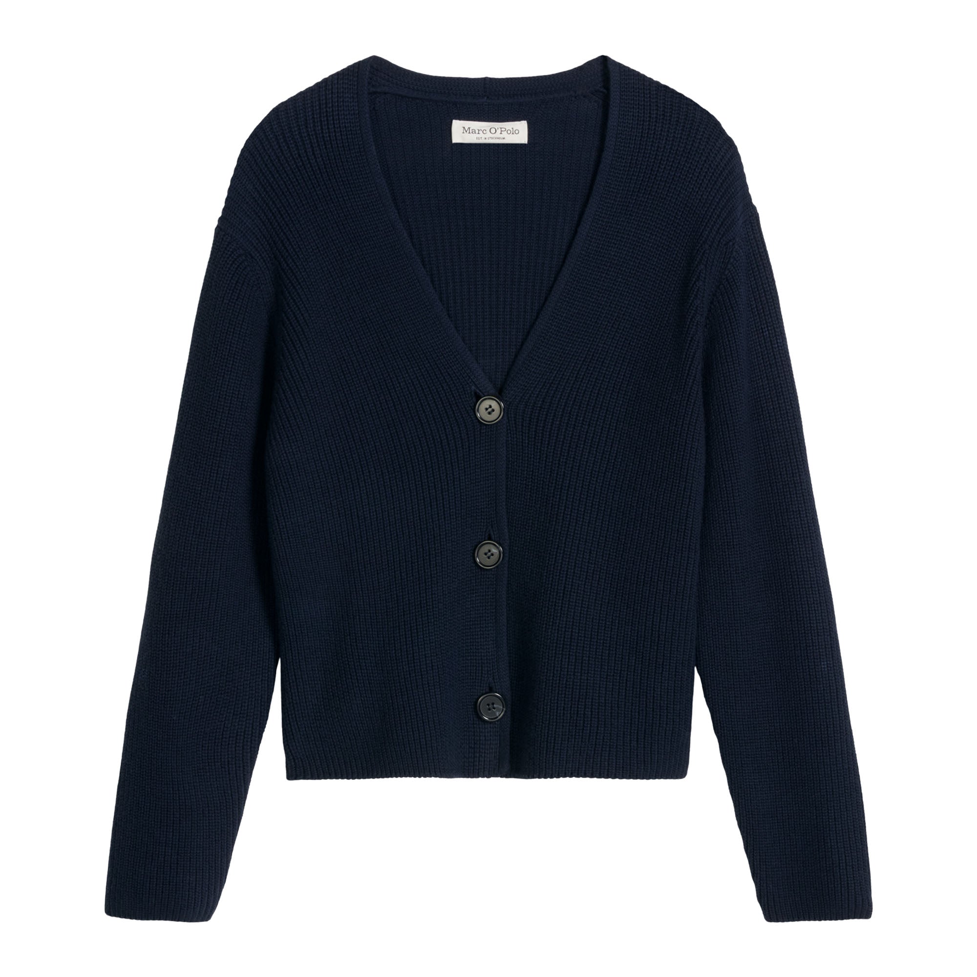 Marc O'Polo Women's Cardigan - CARDIGANS LONGSLEEVE, V-Neck, Cotton
