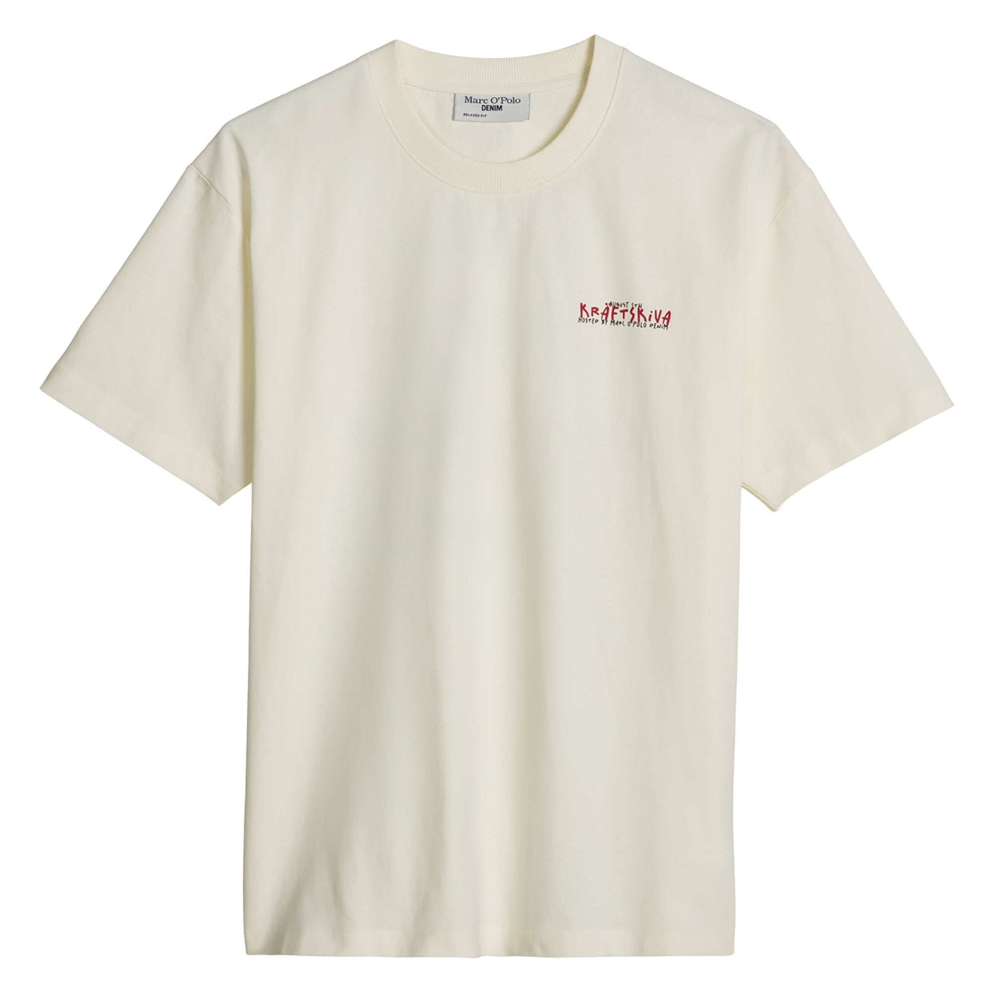 Marc O'Polo Denim Herren T-Shirt, kurzarm - Rundhals, Front + Back Print, Relaxed Fit