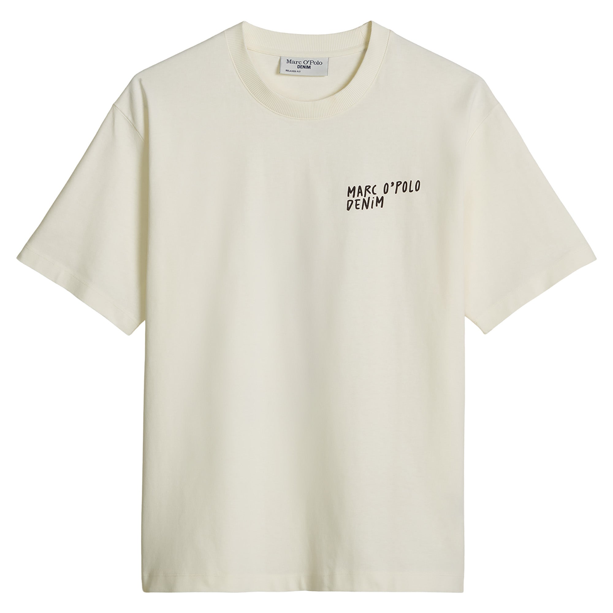 Marc O'Polo Denim Men's T-shirt, short sleeves – round neck, front and back print, lobster, relaxed fit
