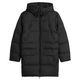Marc O'Polo Men’s Winter Coat - Long Puffer Jacket, Down Coat, Hood, Water-Repellent