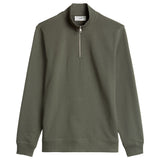 Marc O'Polo Denim Herren Troyer-Sweatshirt - Sweat Troyer, Stehkragen, Bio-Baumwolle, Regular Fit