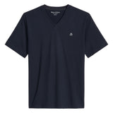 Marc O'Polo men's T-shirt, V-neck – Short-sleeved, regular fit, cotton, plain