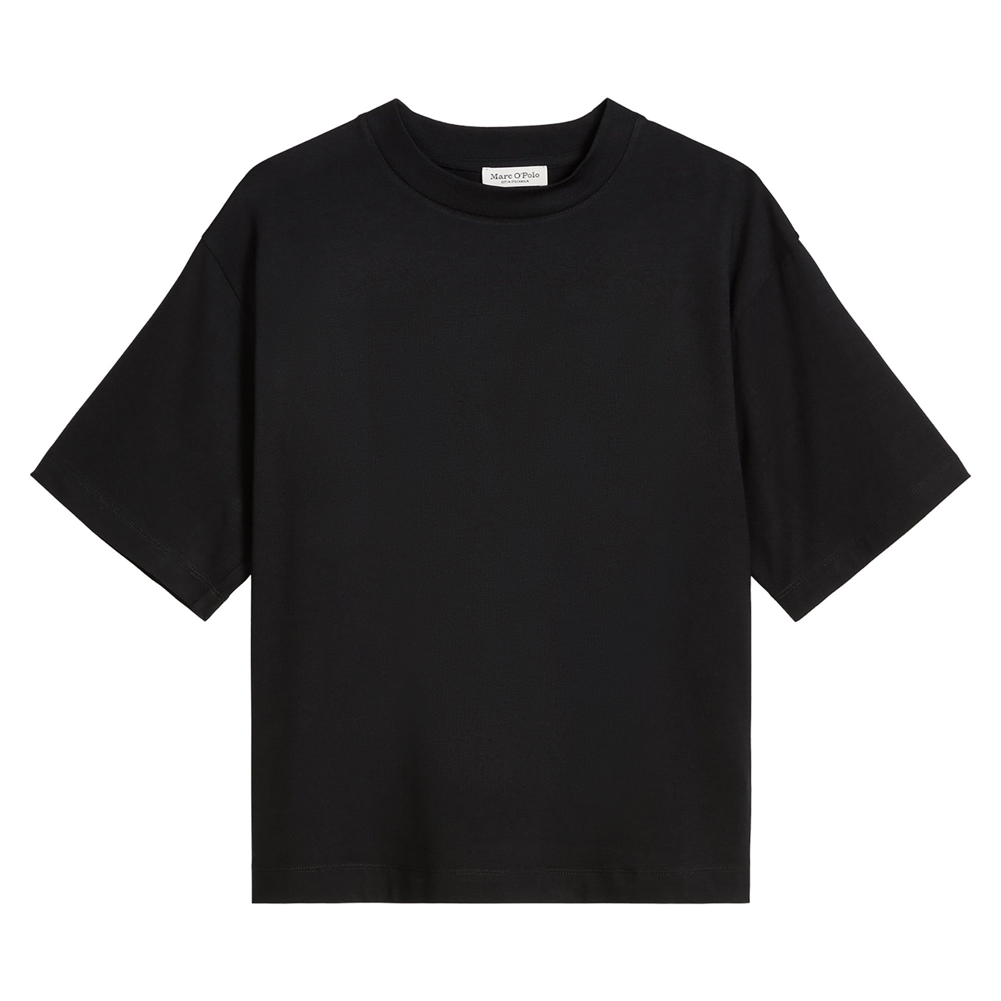 Marc O'Polo Damen T-Shirt - Rundhals, Kurzarm, Casual, einfarbig