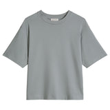 Marc O'Polo women's T-shirt, short-sleeved – round neck, loose fit, cotton-modal blend