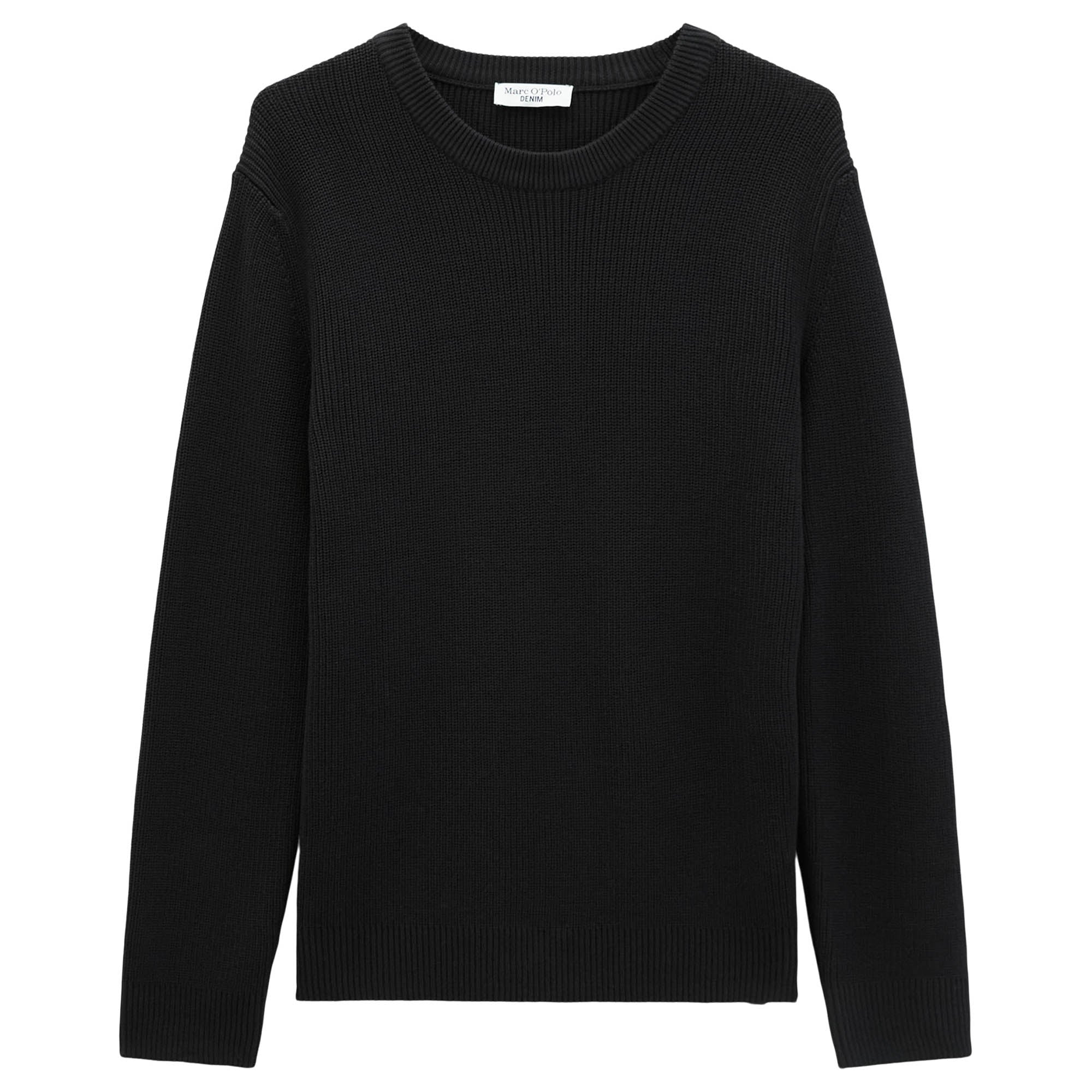 Marc O'Polo Denim Herren Strickpullover - Knit Pullover Longsleeve, Rundhals, Grobstrick, Regular Fit, Baumwolle
