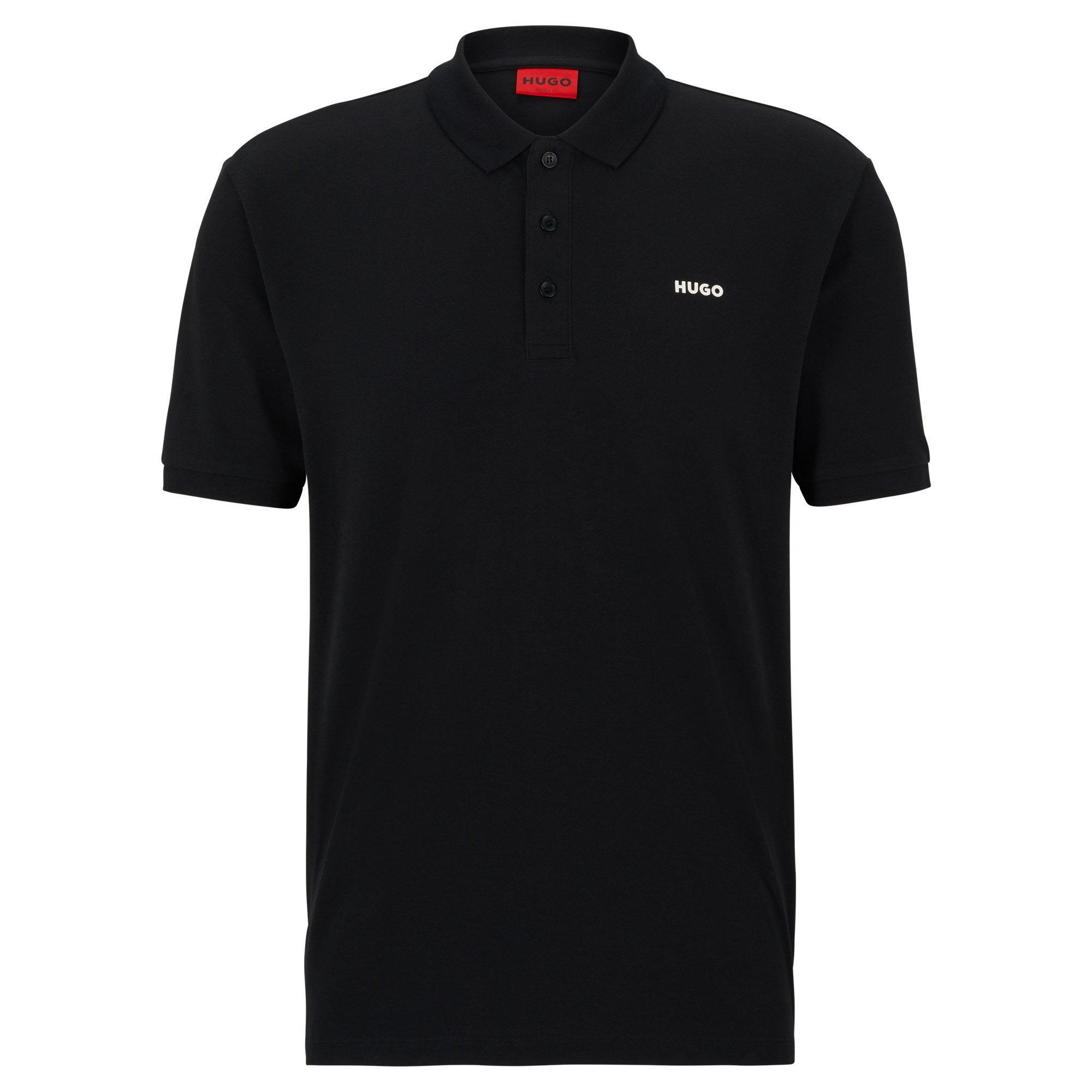 HUGO Herren Polo-Shirt - DONOS222, Pique, 1/2-Arm, Knopfleiste, Logo, Baumwolle