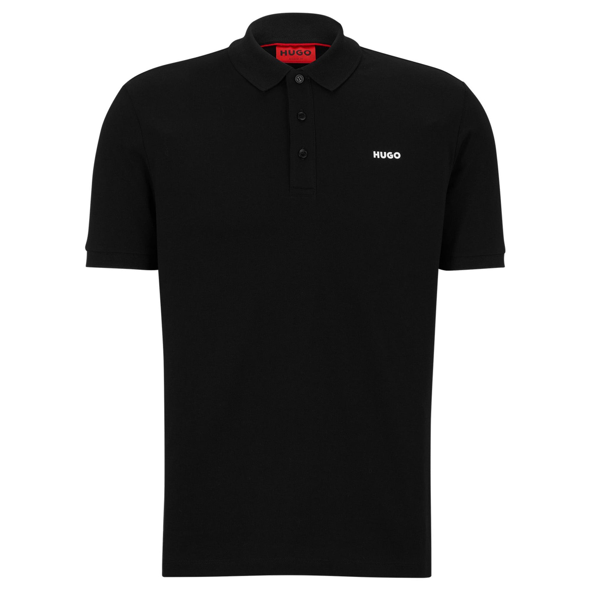 HUGO Herren Polo-Shirt - DONOS222, Pique, 1/2-Arm, Knopfleiste, Logo, Baumwolle