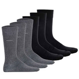 BOSS Herren Socken, 6er Pack - Finest Soft Cotton, Threepack RS Uni CC