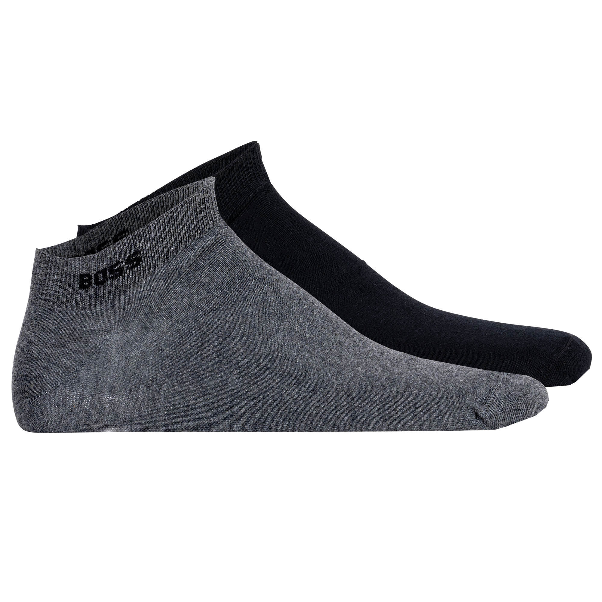 BOSS Men's Sneaker Socks, 2 Pack - 2P AS Uni CC, Ankle Length, Cotton Mix