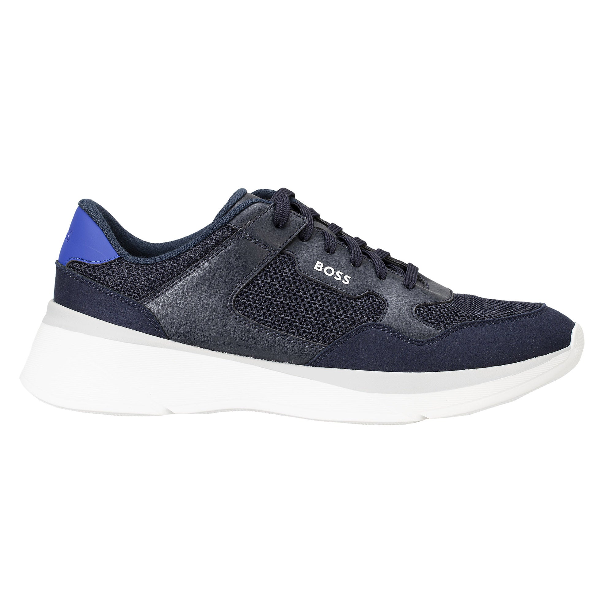 BOSS Herren Sneaker - Dean Runn memx, Turnschuh, Freizeit, Material-Mix, Logo