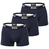 BOSS Herren Trunks, 3er Pack - 3P Power, Boxershorts, Cotton Stretch, Logo, uni