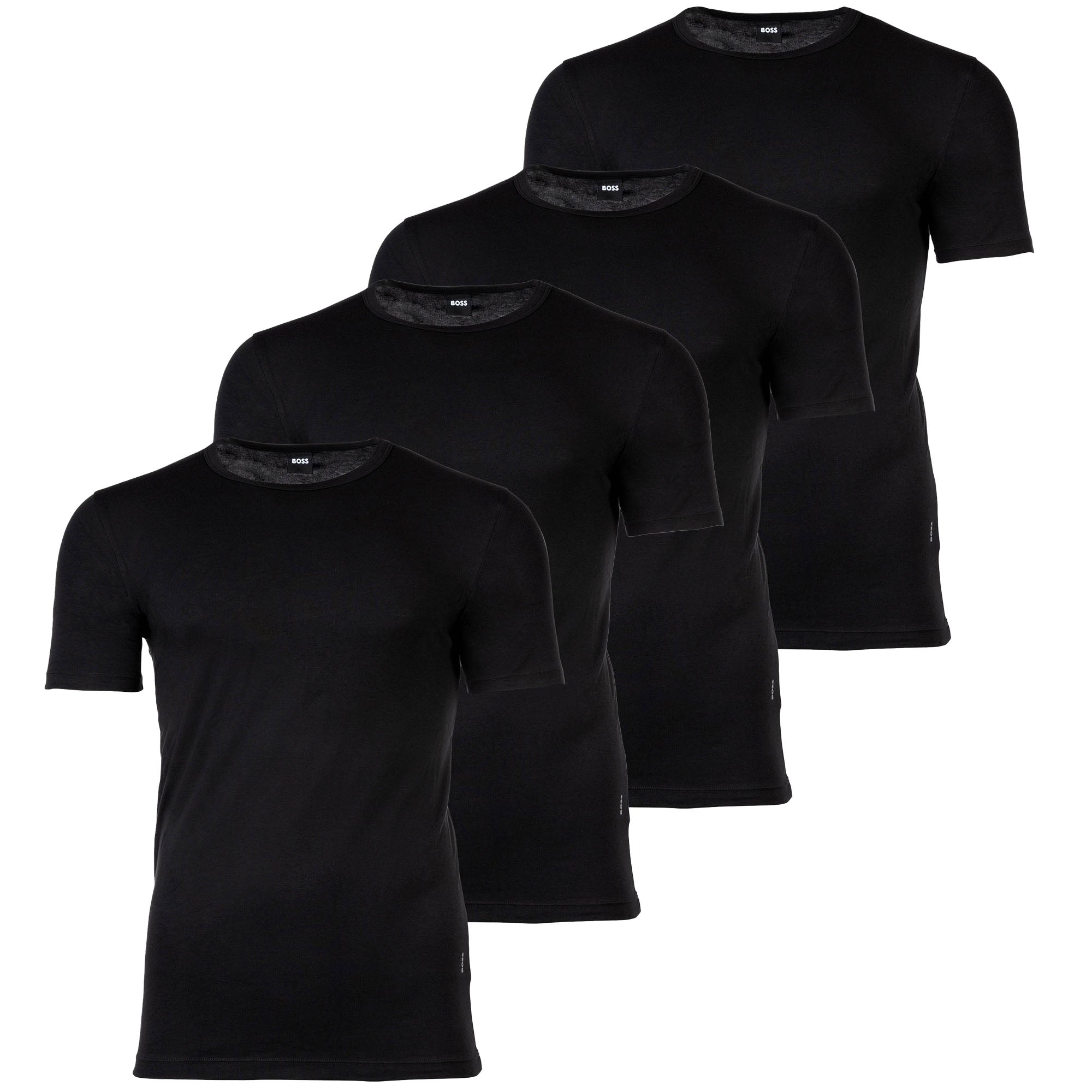 BOSS Men's T-shirt, 2-pack - TShirtRN 2P Modern, vest, crew neck, stretch