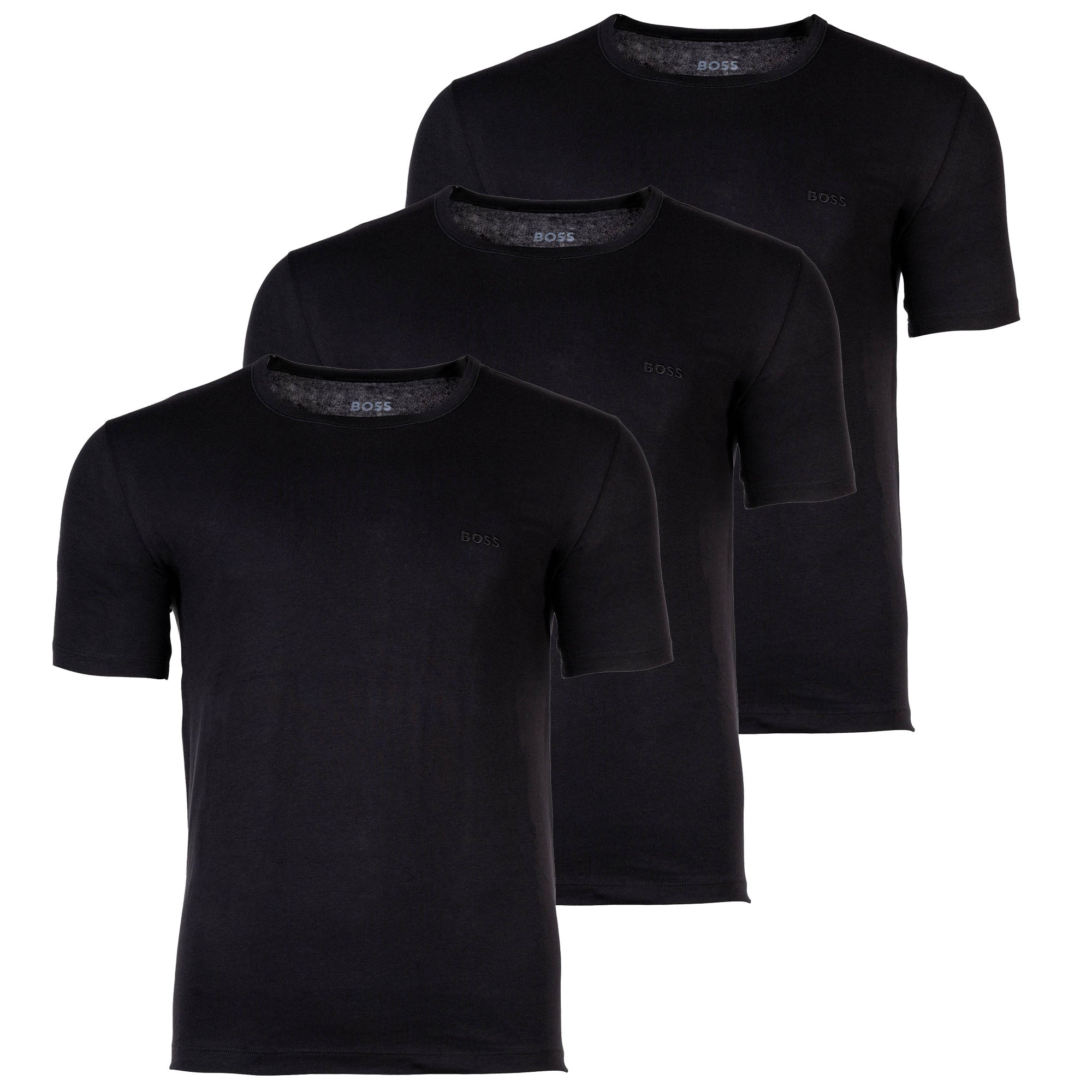 BOSS Herren T-Shirt, 3er Pack - RN 3P Classic, Rundhals, Kurzarm, Cotton, uni